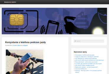 bezpieczny telefon